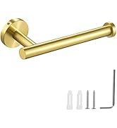 Cilee Gold Toilet Paper Holder,Bathroom Tissue Holder Paper Roll,SUS304 Stainless Steel Toilet Ro...