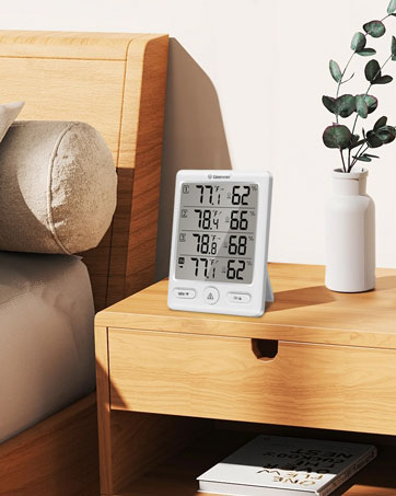 Geevon Indoor Outdoor Thermometer Wireless