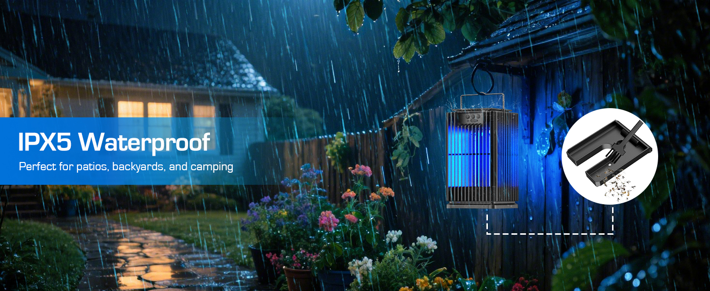 solar bug zapper outdoor waterproof