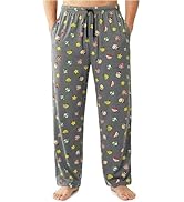 Get Trend Super Mario Pajama Pants For Men, Loung Pants with Pockets, Relaxed Summer Pjs with Dra...