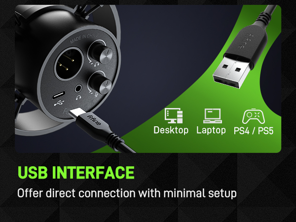 XLR dynamic microphone for podcast