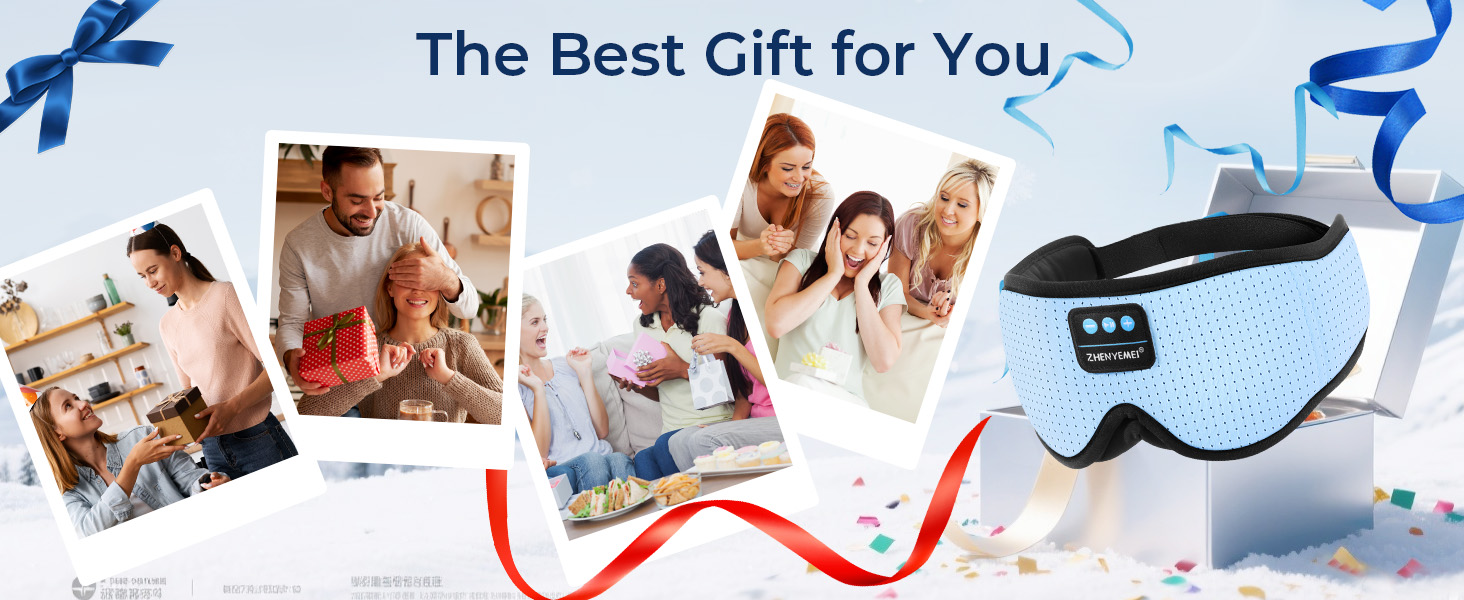 ZHENYEMEI Bluetooth sleep headphones are the perfect gift.