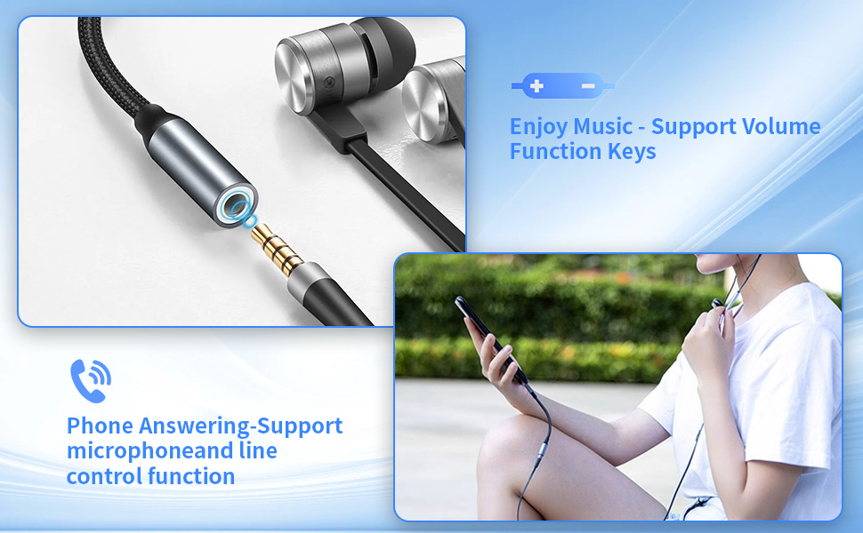 USB Type C to 3.5mm Headphone Jack Adapter,
