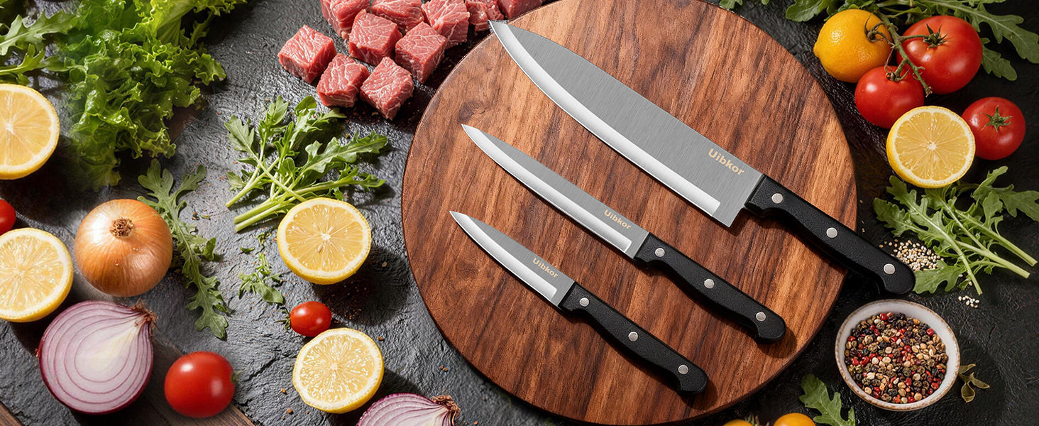 3-Piece Kitchen Knife Set
