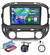 4G+64G Android Stereo for Chevy Colorado GMC Canyon 2015-2019 Radio Upgrade 9 Inch Touch Screen H...