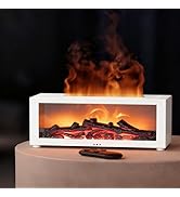 Fireplace Diffuser, 10 Colors Flame Diffuser for Essential Oils, Fire Aroma Diffuser with Remote,...