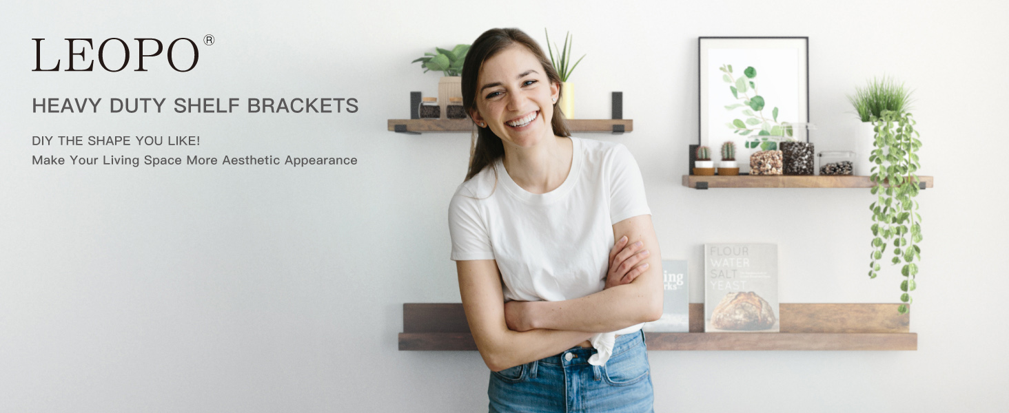 J shelf bracket