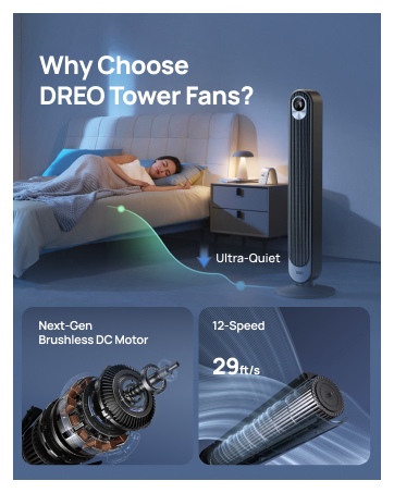DC motor fan