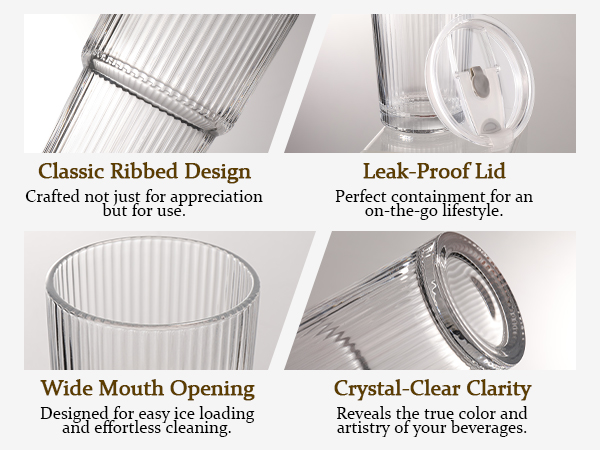glass coffee cups