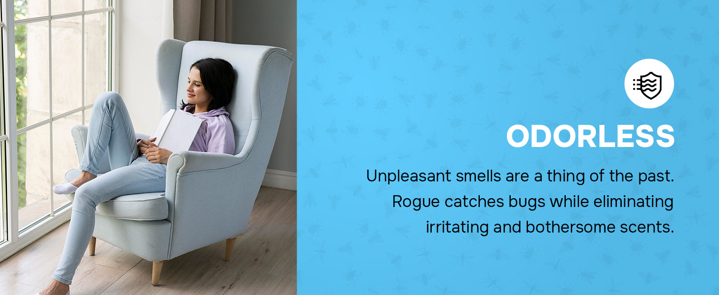 Fly Insect Trap Indoor with Night Light Plug in Bug Catcher, Pest Repeller Indoor 