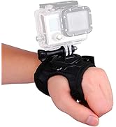 VVHOOY 360 Degree Rotation Hand Strap Mount Wrist Strap Belt Compatible with GoPro HERO11 10 9 8 ...