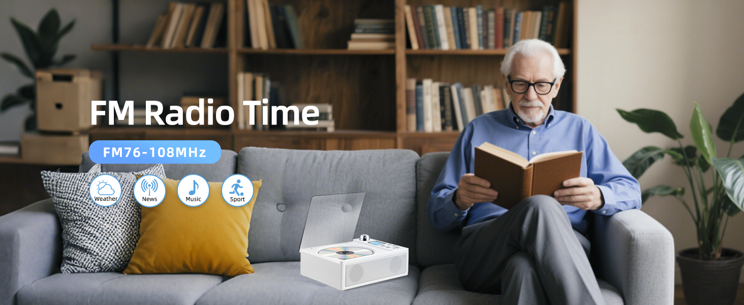 Portable CD Player Boombox