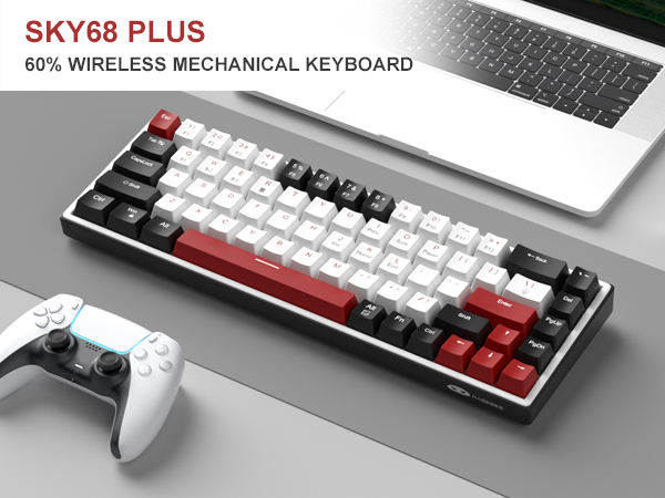 SKY68 PLUS 60% WIRELESS MECHANICAL KEYBOARD