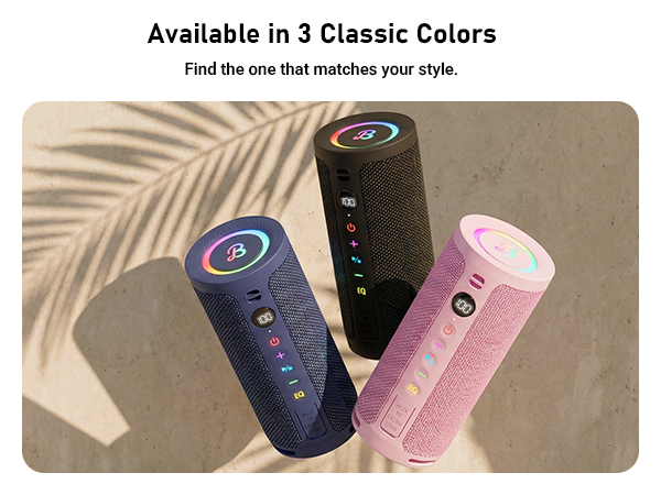 outdoor bluetooth speakers waterproof