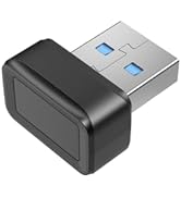 Yjcnelcr USB Fingerprint Reader,Windows 10/11 Hello Security Fingerprint Login 360-Degree Sensor ...
