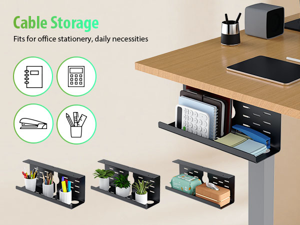 Black Cable Management Tray-5