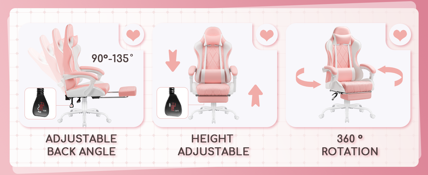 Height and Back Adjustable