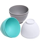 6 Pcs Silicone Mixing Bowl (4.1 x 2.7 inches), Mixing Bowl Set for Facial Mask, Reusable Condimen...