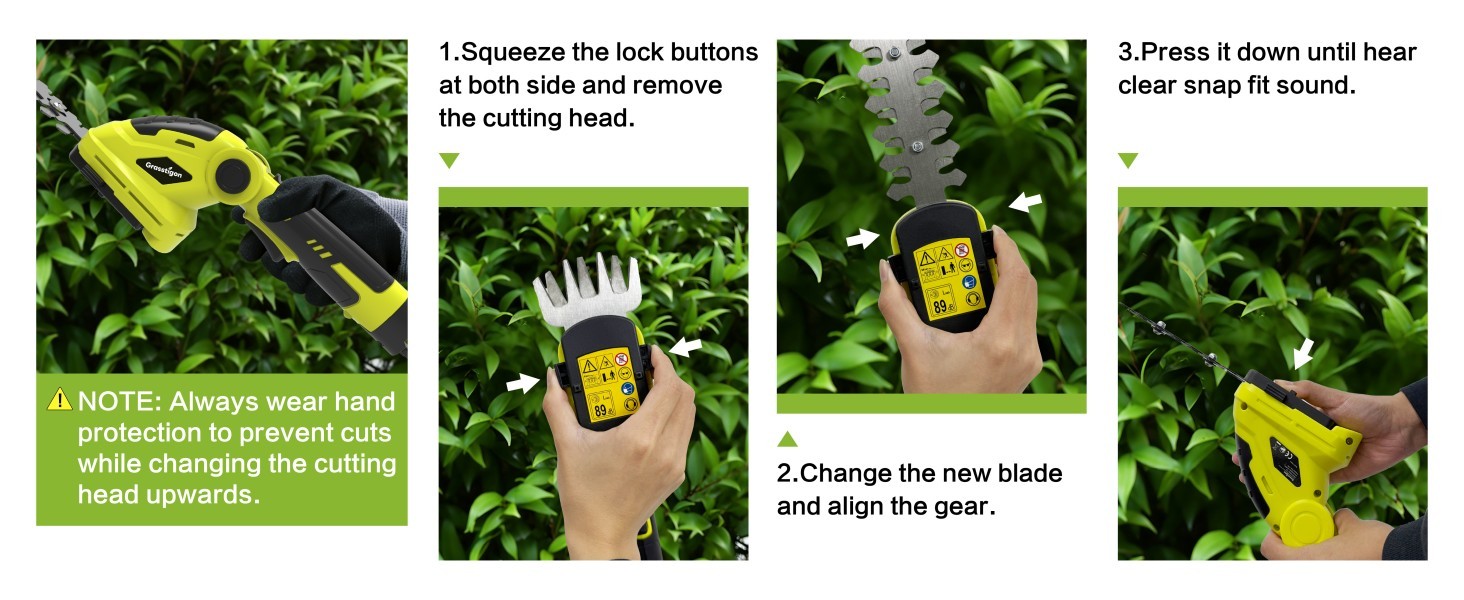 How to replace blade?