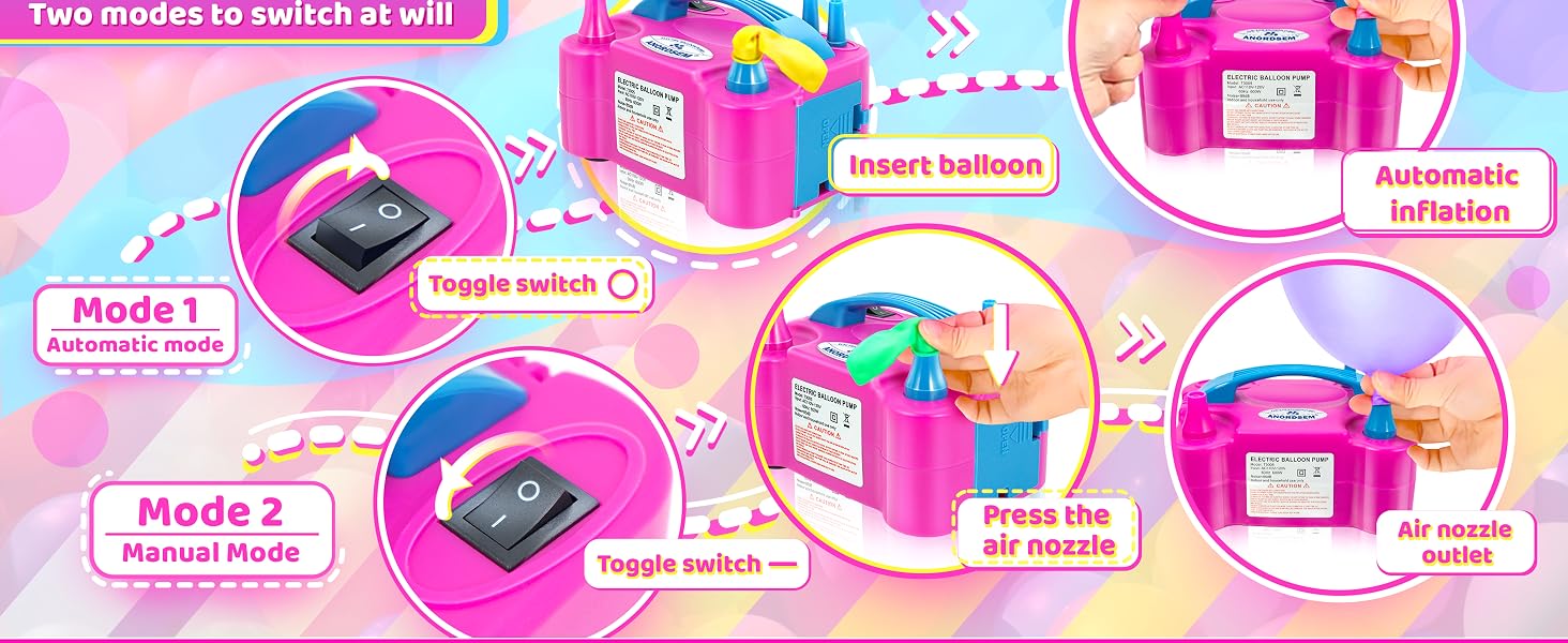 balloon pump electric balloons at home arch air birthday inflator inflador de globos maquina para