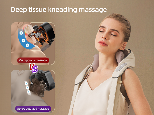 6D KNEADING MASSAGE EXPERIENCE FOR DEEP TISSUE