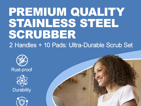 steel wool scrubber