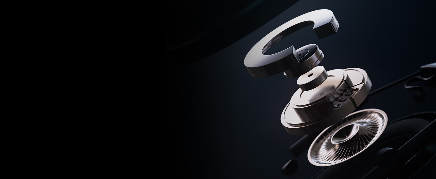 bright clear audio rich highs powerful lows 50 mm Titanium Drivers