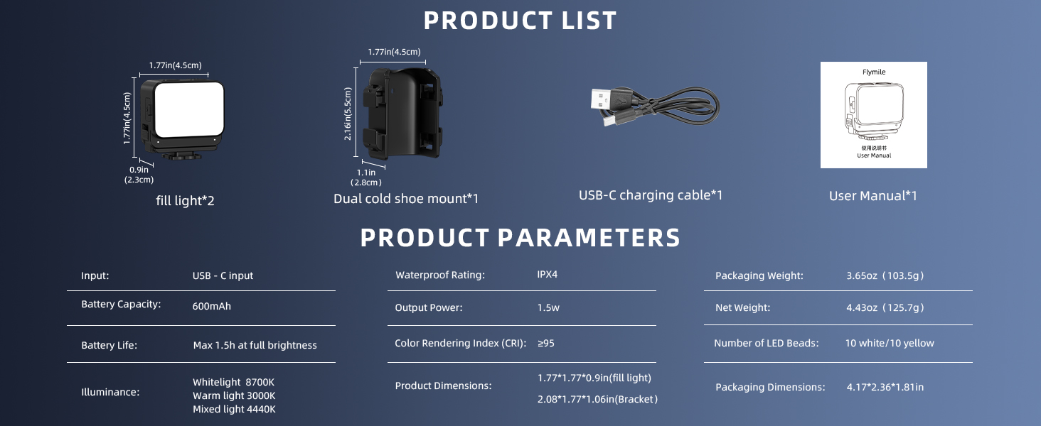 DJI Pocket 3 Light Attachment