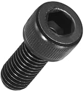 Kozelo 40pcs Socket Head Cap Screws - [M8-1.25 x 20mm] Alloy Steel Fully Threaded Black Oxide Gra...