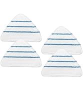 4 Pack Reusable Mop Pads Compatible with True &amp; Tidy STM-500, STM-700 Steam Mops, Refills for Tur...