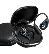 Open Ear Earbuds wireless bluetooth Headphones 5.4 Sports with Smart Digital Display,Clear Calls,...