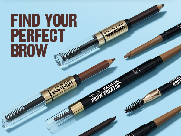 Find your perfect brow. Revlon's collection of brow pencils and tools for perfecting your brow look