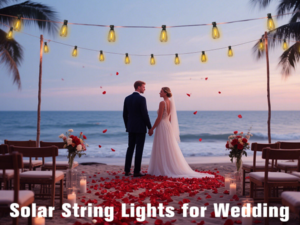 solar string lights for wedding