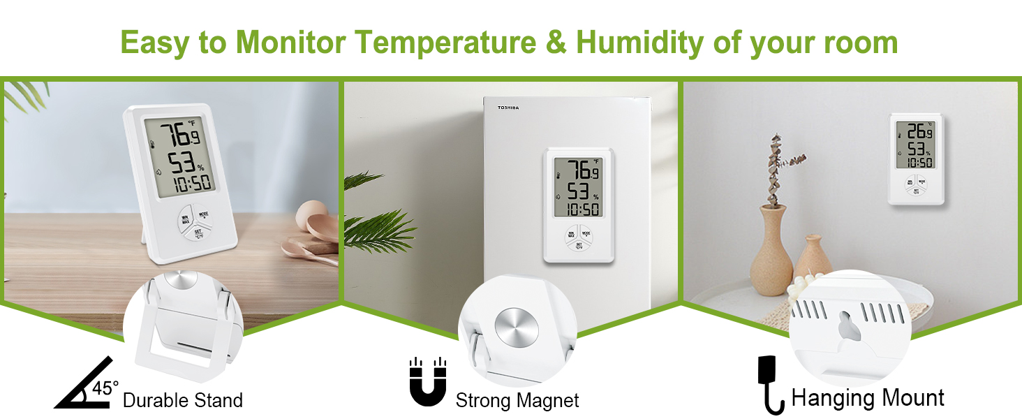 indoor thermometer wall thermometer indoor room temperature monitor room temperature monitor