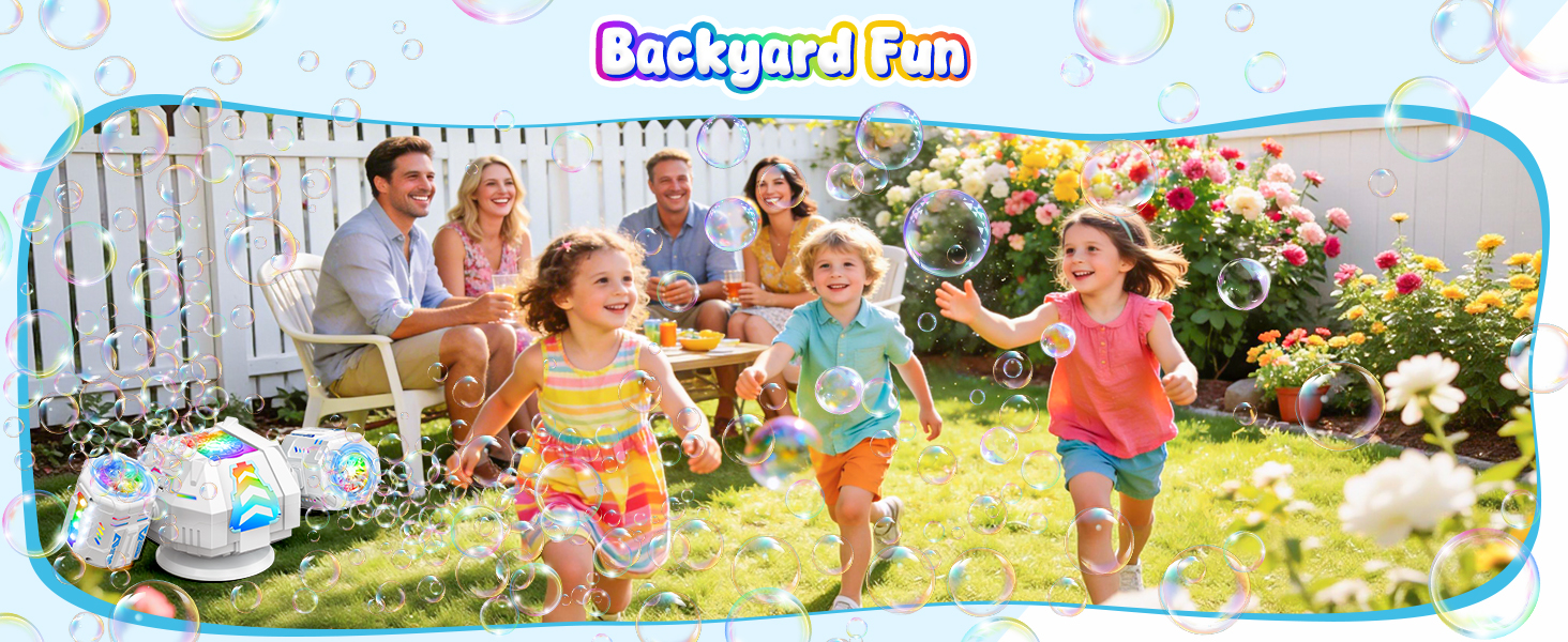 bubble machine outdoor toys