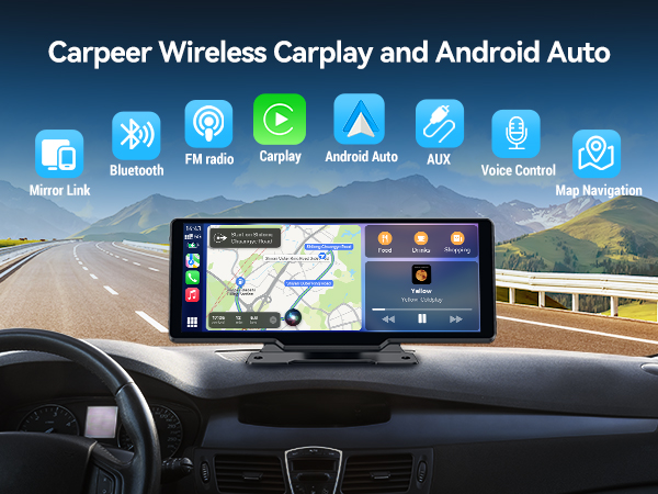apple carplay screen for car