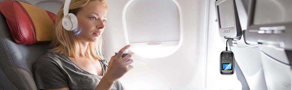 Airplane bluetooth adapter