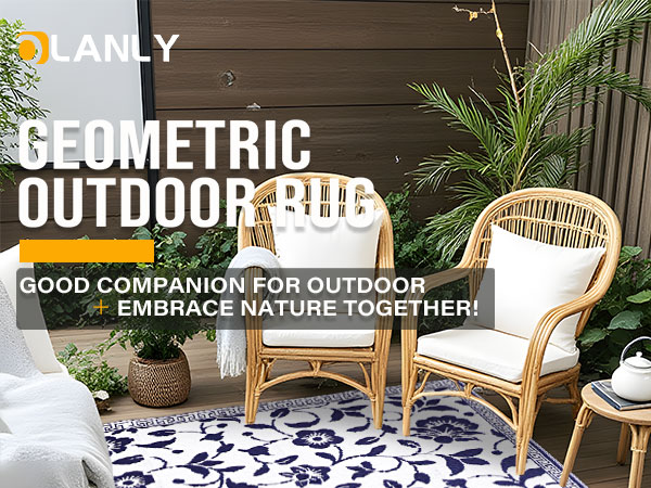 Flower Pattern Outdoor rug