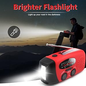 flashlight radio