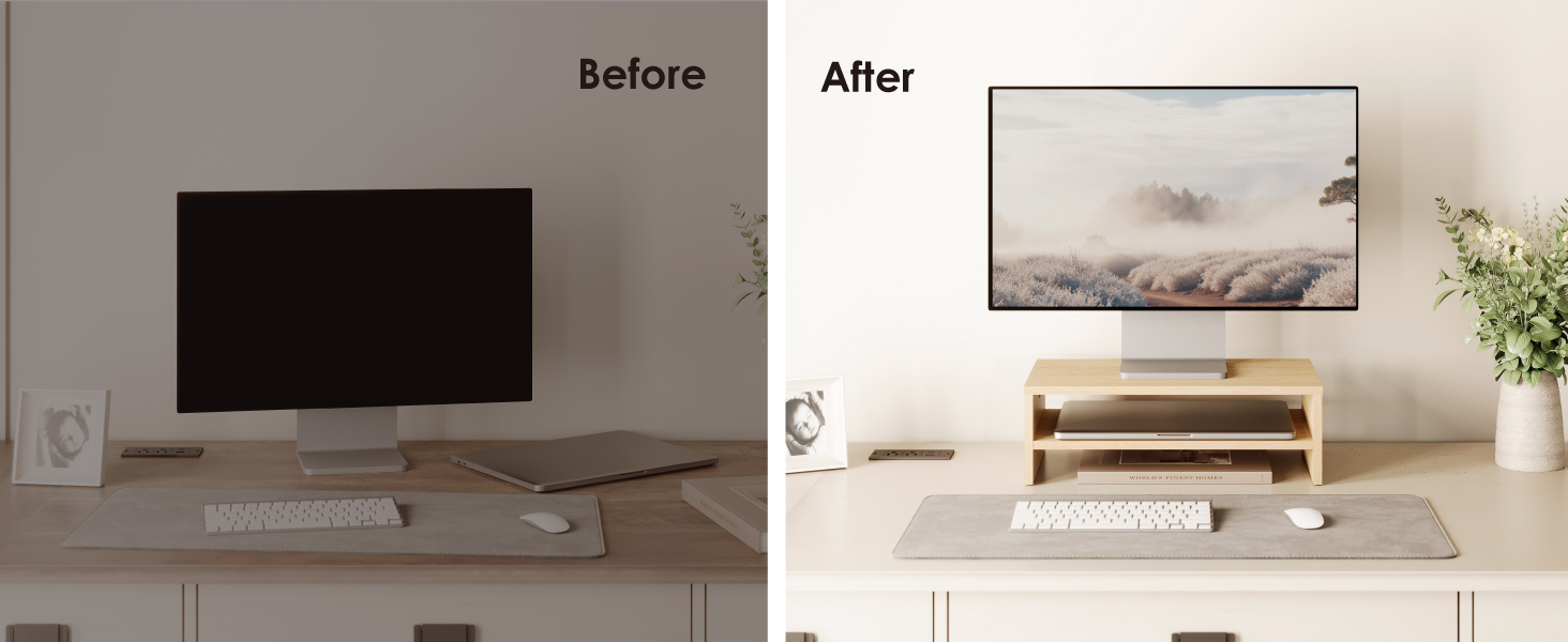 monitor stand shelf