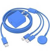 QZIIW Apple Watch Charger,Apple iWatch Magnetic Fast Charger to USB C Cable,3 in 1 Multi Charging...