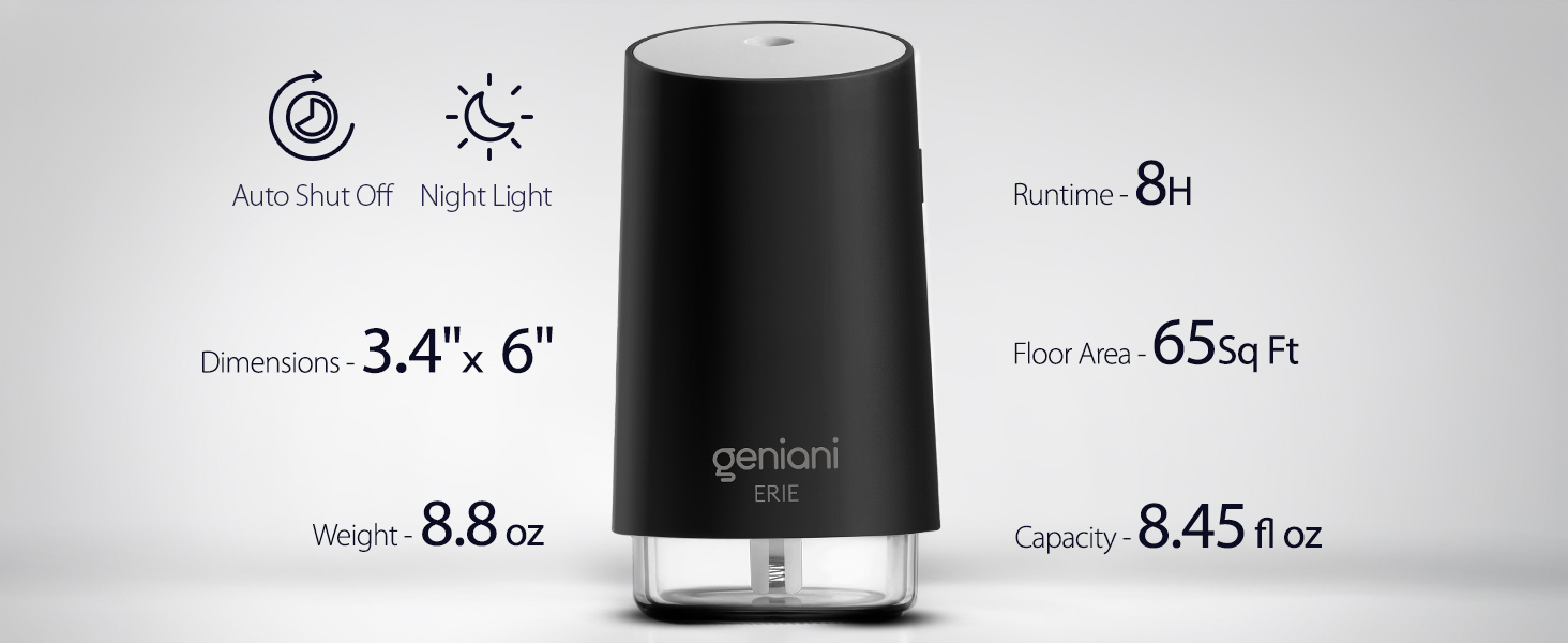 Portable Small Cool Mist Humidifiers - USB Desktop Humidifier for Plants, Office, Car