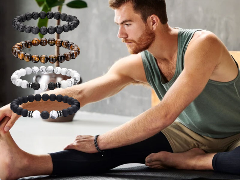 tigers eye bracelet bead bracelet men beaded bracelet mens beaded bracelets jewelry