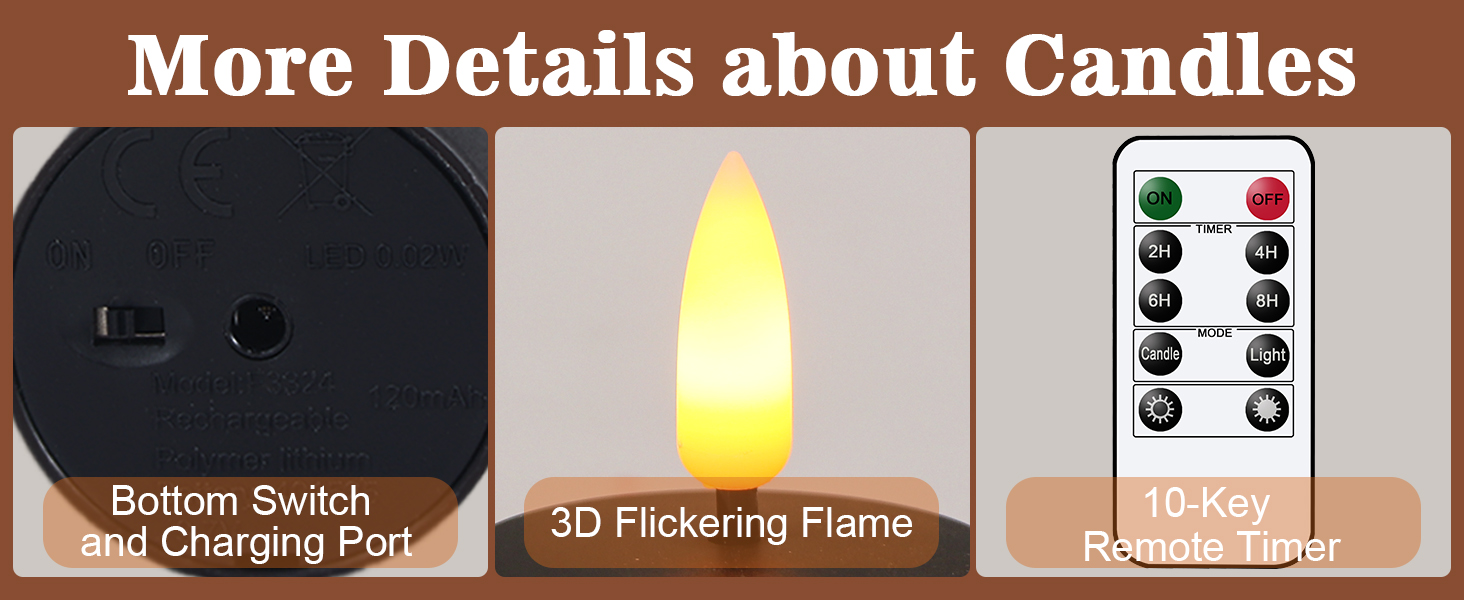 rechargeable tea lights