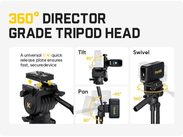 Fanttik DT10 PRO tripod