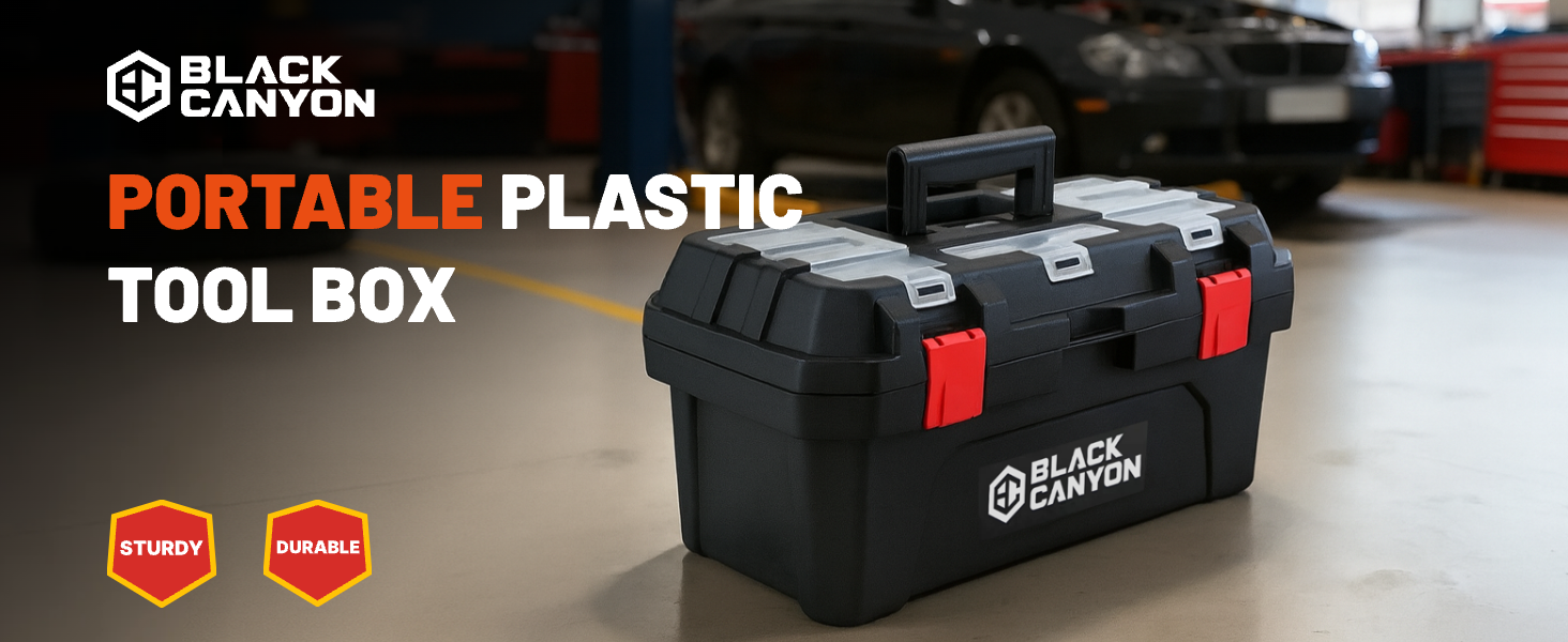 Portable Plastic Tool Box