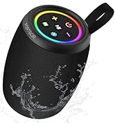 Bluetooth Speaker, Portable Wireless, Powerful Stereo Small Speaker USB Rechargeable with AUX Inp...