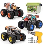 Trovogil Take Apart Monster Truck STEM Toys for 3-8 Year Old Boys Girls, Educational Building Toy...