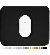 Dacovi Black Mouse pad, Featuring a wear-Resistant Stitching Edge Design. It can be Used Either H...