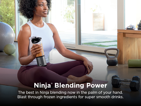 Ninja Blending power Ninja Blast technology Rechargeable power base